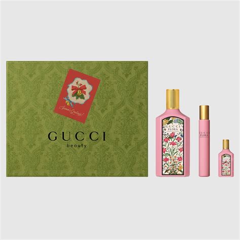 gucci flora набор|Flora Gorgeous Gardenia Eau de Parfum Gift Set $206 Value.